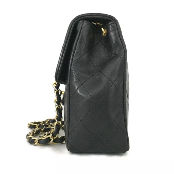 CHANEL CC LAMBSKIN CLASSIC FLAP MINI - Picture 6 of 12